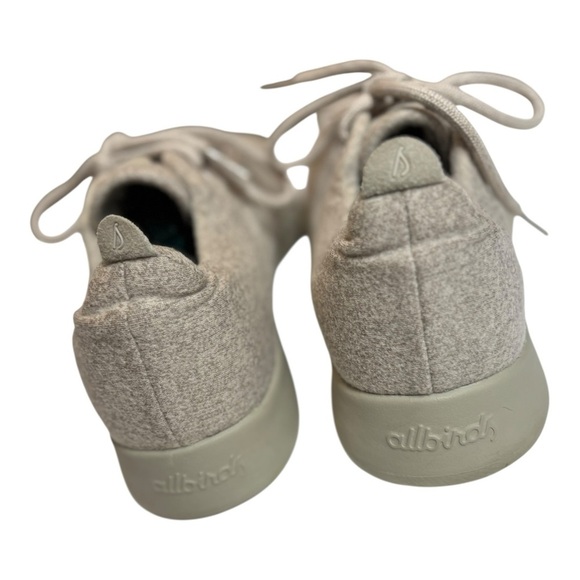 Allbirds Wool Runners Size 9 Women’s Beige Wool Running Shoes Low Top Lace Up - Picture 4 of 15